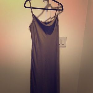 Banana Republic Green Slip Dress